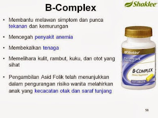 Pengedar Shaklee Rawang, B Complex, Vitamin Untuk Stress