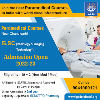 Join the B.Sc (Radiology & Imaging Technology) course
