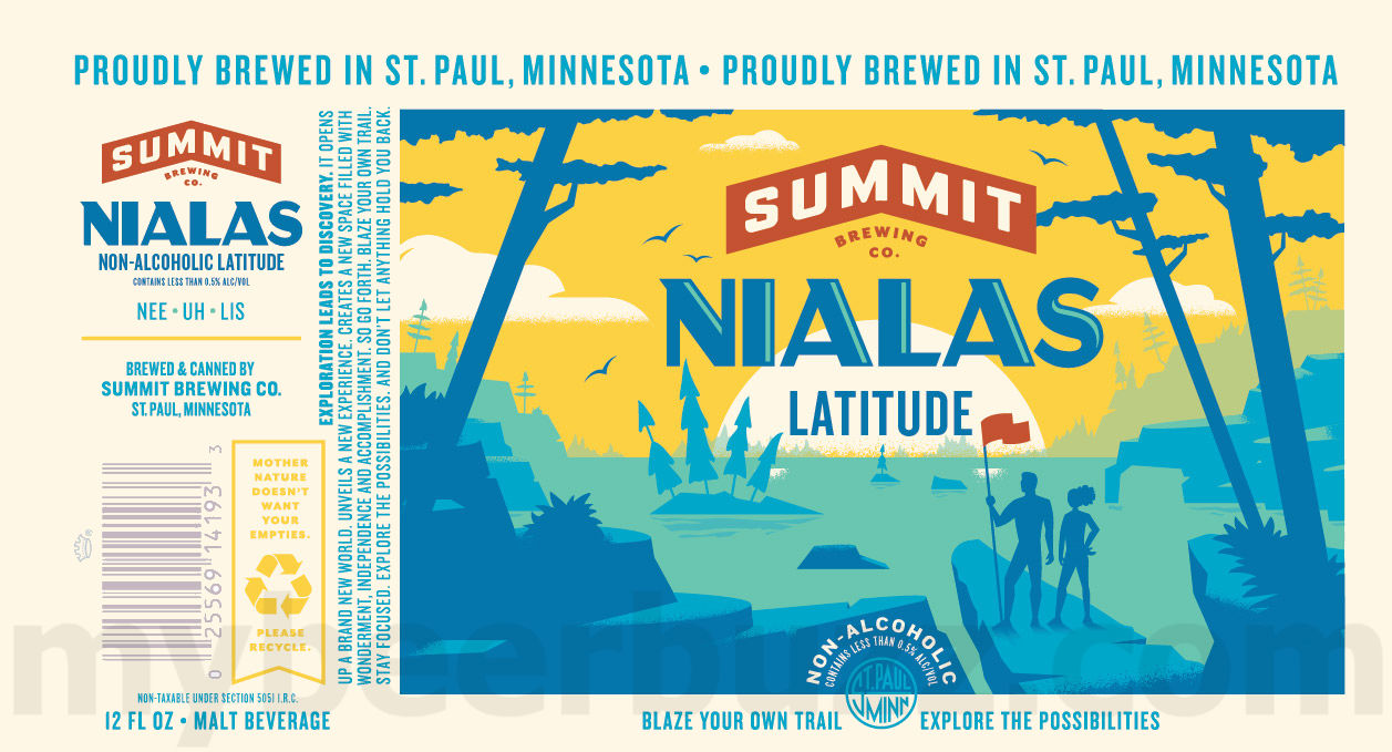 Summit Brewing Adding Nialas Latitude Non-Alcoholic Beer