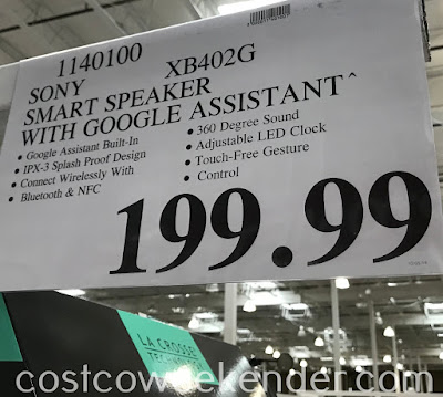 Deal for the Sony SRS-XB402G Wireless Speaker at Costco