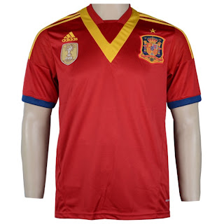 Jersey spain 2013/2014 official for confederation cups