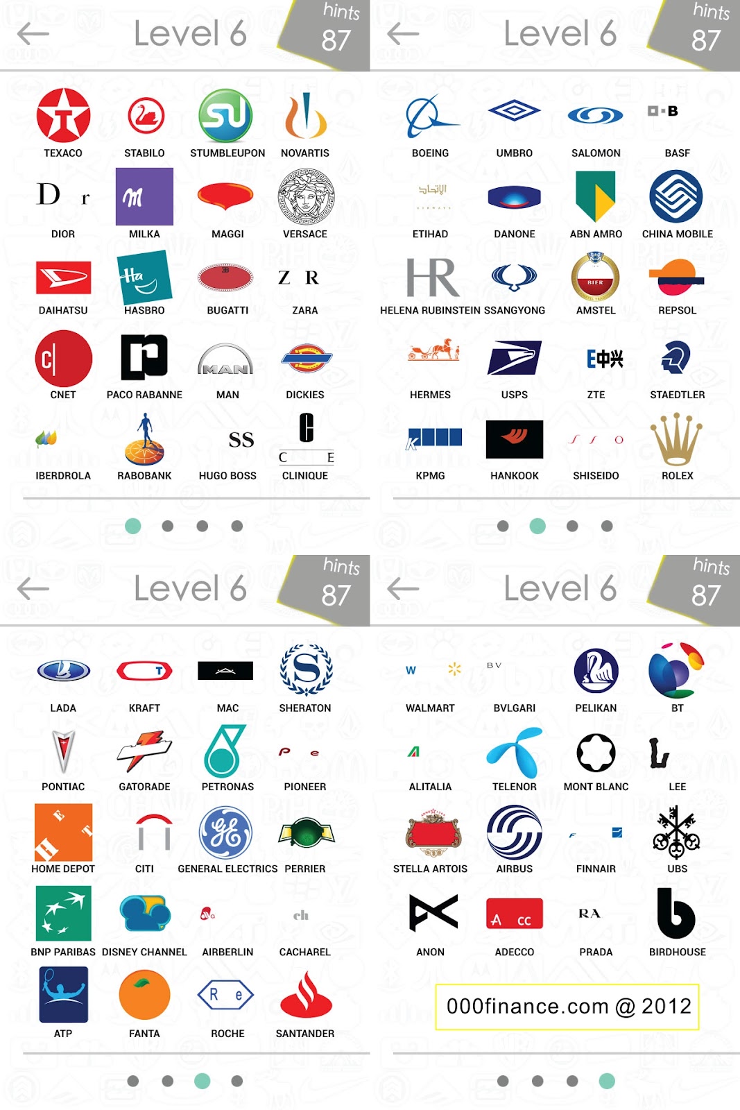 picture quiz logos level 6