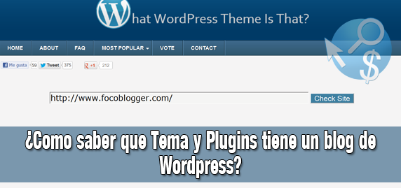 Como saber que Tema y Plugins tiene un blog de  Wordpress