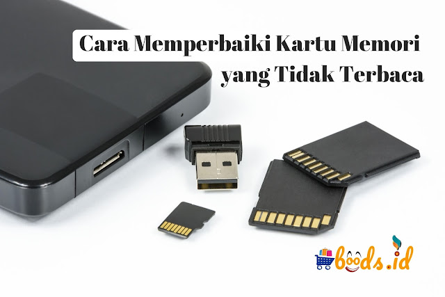 Cara memperbaiki kartu memori yang tidak terbaca