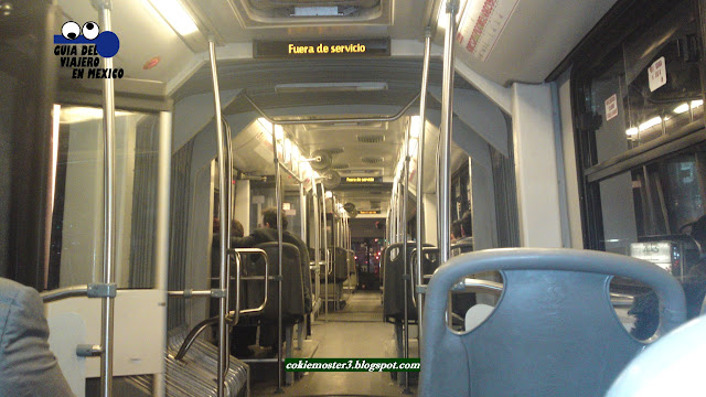 interior Metrobus Volvo 7300 Biarticulado