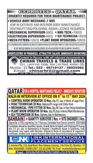 04 May 2024 - Assignment Abroad Times Gulf Vacancy Paper