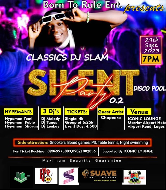Silent Disco Pool party with Dj Slam 