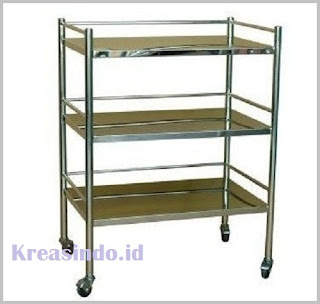 Daftar Harga Rak Stainless, Rak Buku Stainless dan Rak Trolley Stainless Terbaru