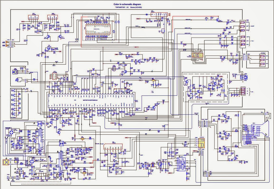 Gambar Skema  Mesin  Tv  China TV  Schematics