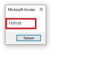 Time Fonksiyonu