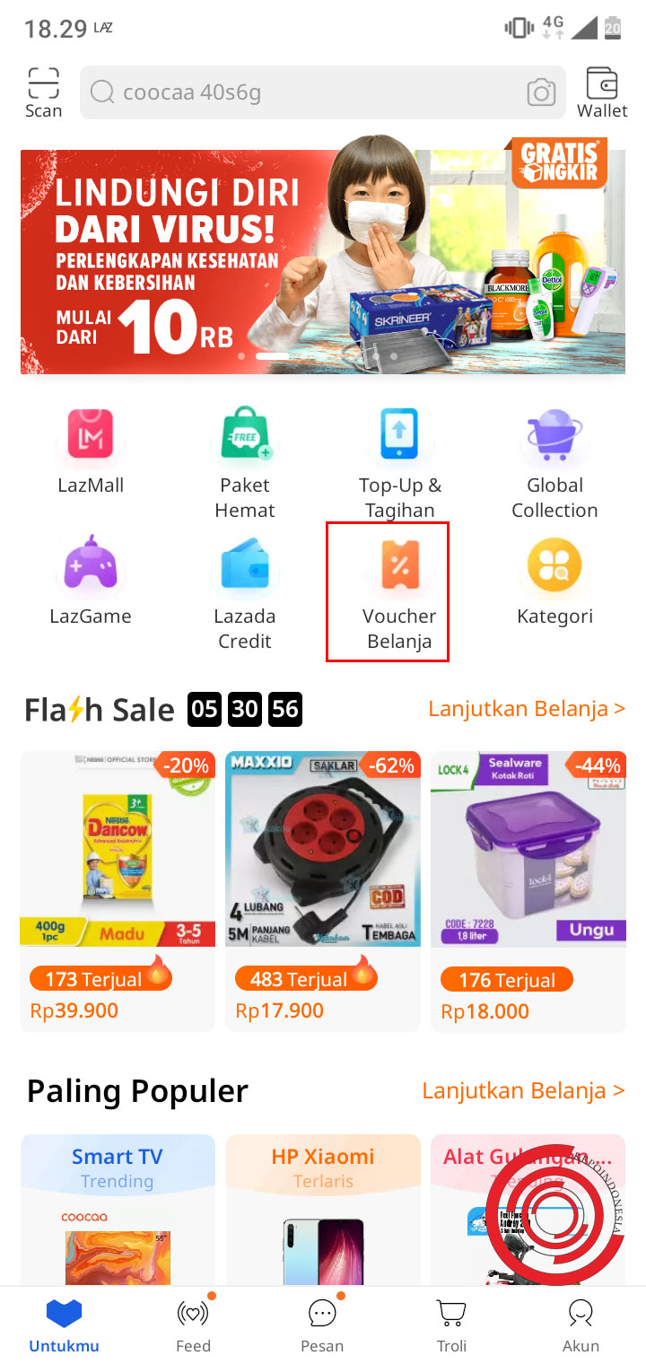 Cara Klaim Voucher Lazada Untuk Digunakan Saat Checkout ...