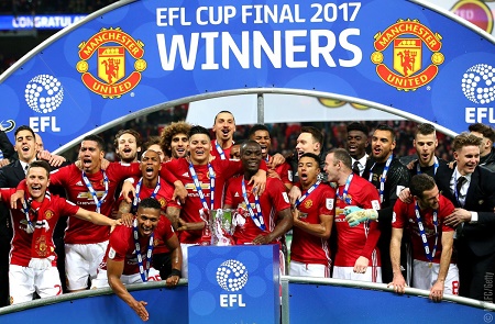 Manchester United wins EFL Cup Final 2017