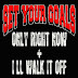 Set Your Goals - Only Right Now + I'll Walk It Off (ARTWORK)