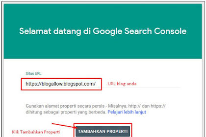 Cara Daftar dan Submit URL Artikel Blog di Google Search Console Agar Terindeks Google Serta Panduan Lengkap