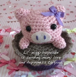 PATRON CERDITA CUPCAKE AMIGURUMI 1683