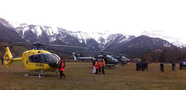 update Germanwings crash Foto in French Alps