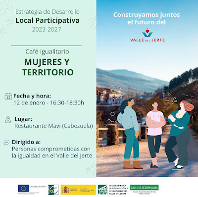 Café igualitario "Mujeres y Territorio" para el proceso participativo del Valle del Jerte