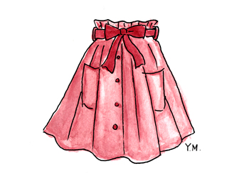 skirt by Yukié Matsushita