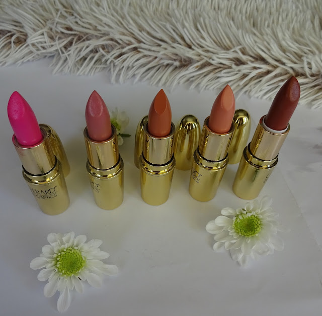 Gerard Cosmetics Review of Lipsticks