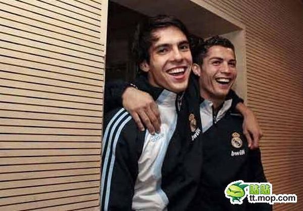 Cristiano Ronaldo and Kaka So Happy Together