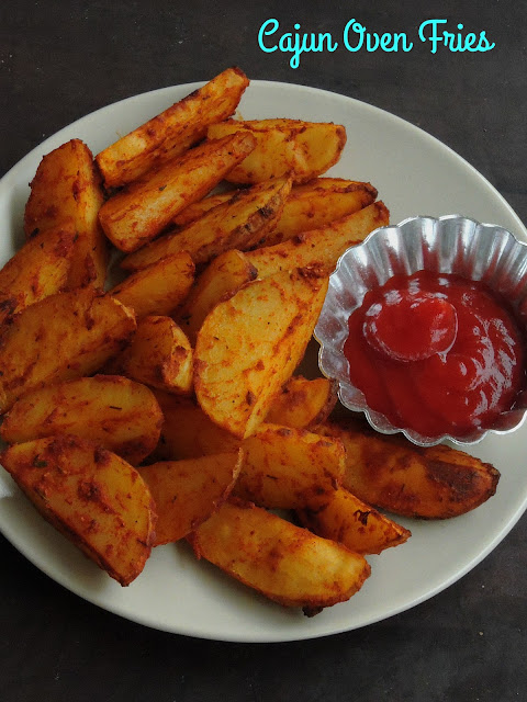 Vegan Cajun Oven Fries