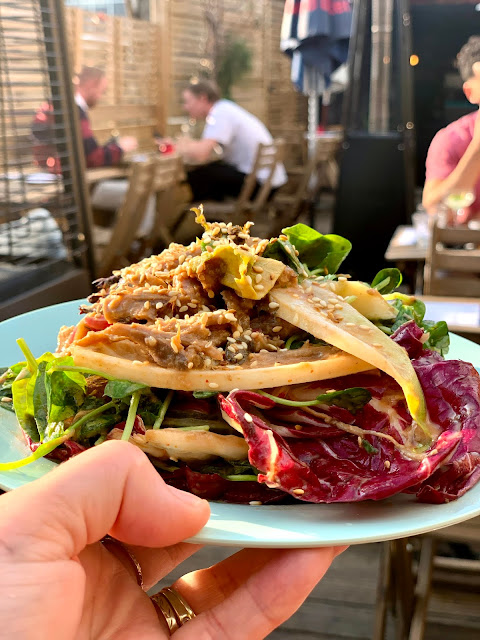 Ling Ling's asian inspired small plates on rooftop terrace at TOLA Peckham