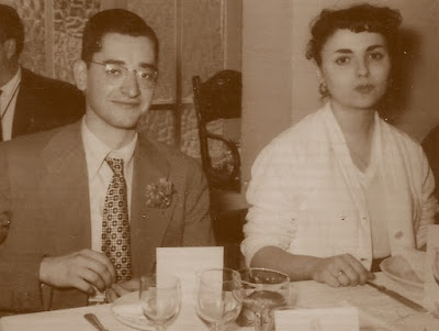 Los ajedrecistas Pere Puig Pulido y Maria Lluïsa Puget González