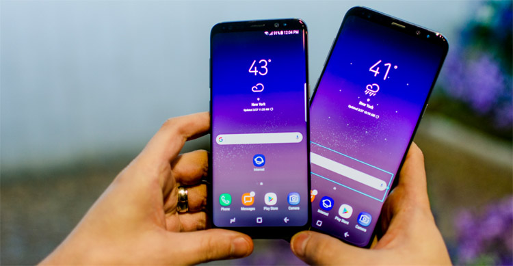 Perbandingan Antara Samsung  Galaxy  S8 dan  S8 