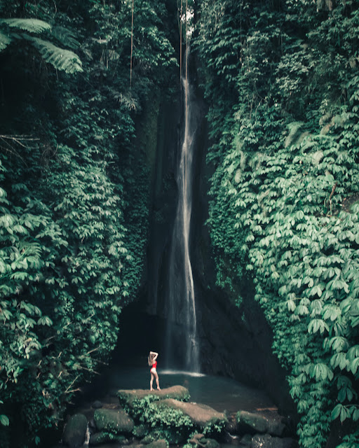 Leke leke vodopad bali