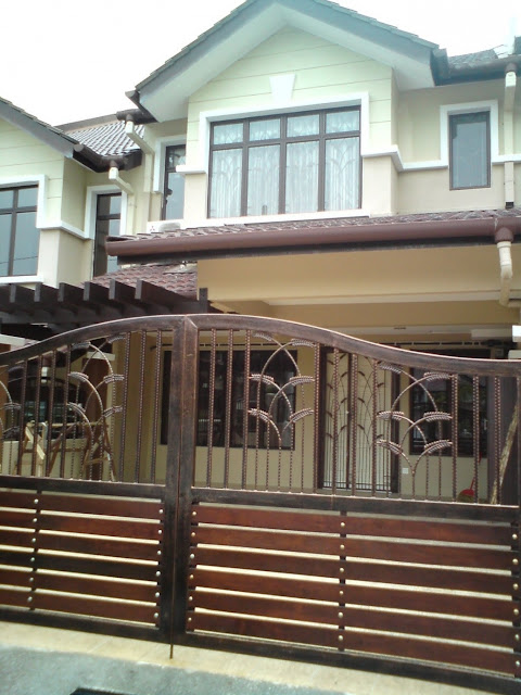 model pagar rumah dari kayu