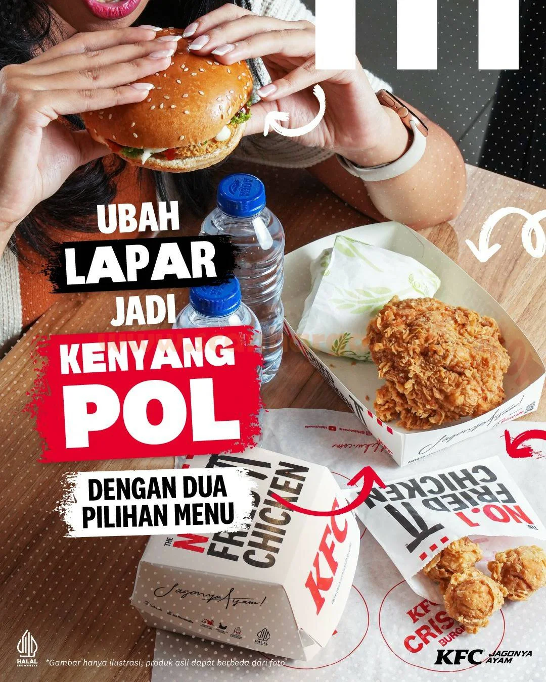 Promo KFC JAGOAN PUAS – Paket AYAM atau BURGER cuma Rp. 27RIBUAN