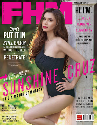 Sunshine Cruz FHM's April 2013 issue | Krista Miller Issue