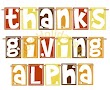 Thanksgiving Alphabet