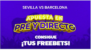 Mondobets promo liga Sevilla vs Barcelona 11-9-21