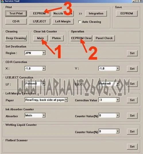 Cara Reset Printer Canon MP198