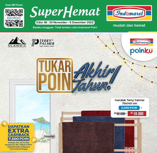 Katalog Promo Indomaret Super Hemat Periode 30 November - 06 Desember 2022