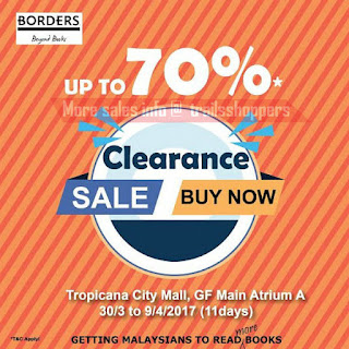 Borders Books Clearance Sale 2017