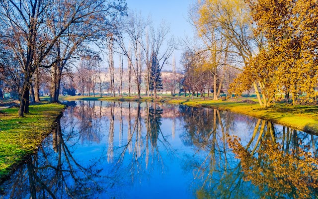 Bild des Tages - Herbst im Stadtpark Skopje