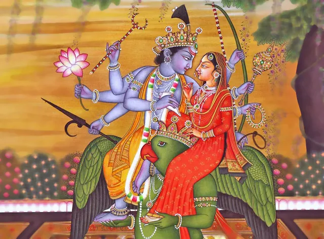 vishnu and lakshmi