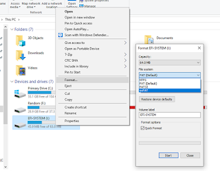 The solution to the problem of the USB flash does not accept copying a file size greater than or equal to 4 Go