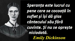 Maxima zilei: 10 decembrie - Emily Dickinson