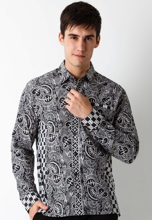 Baju Batik  Pria  Remaja  Kekinian Yang Apik Cara Menjahit 