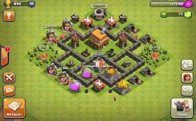 Base COC TH 4