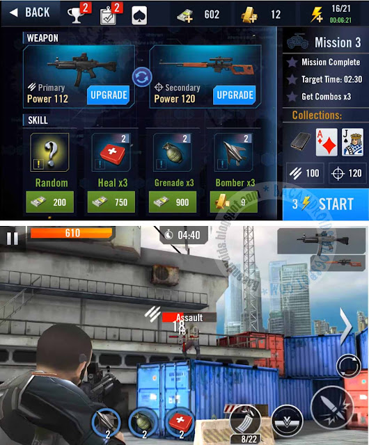 Game Elite Killer SWAT APK Terbaru Mod Unlimited Money and Gold
