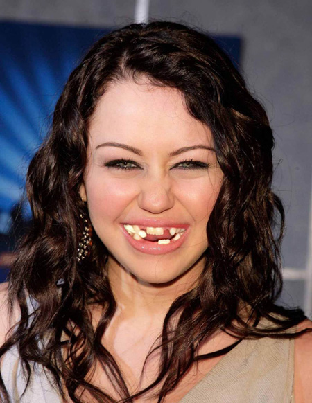 Miley Cyrus too much chewing gum isn't healthy Posted 11th November 2011 by