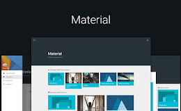 Material blogger template