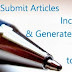 Article Submission: To Increase backlinks & Targeted Traffice