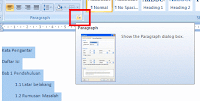 Cara membuat daftar isi