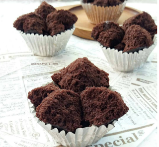 BROWNIES MEKAR TEPUNG BERAS (EGGLESS)