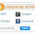 How to add social subscription like box in blogger